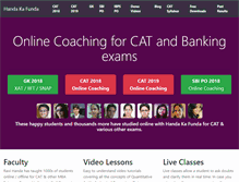Tablet Screenshot of handakafunda.com